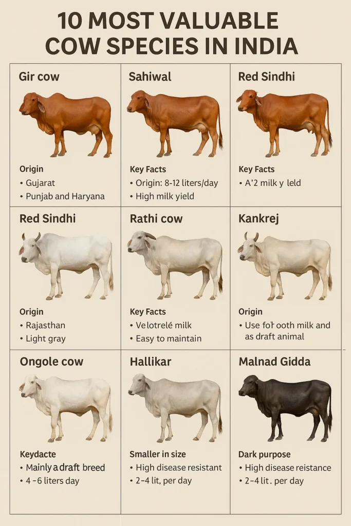 Cow Species in India - A