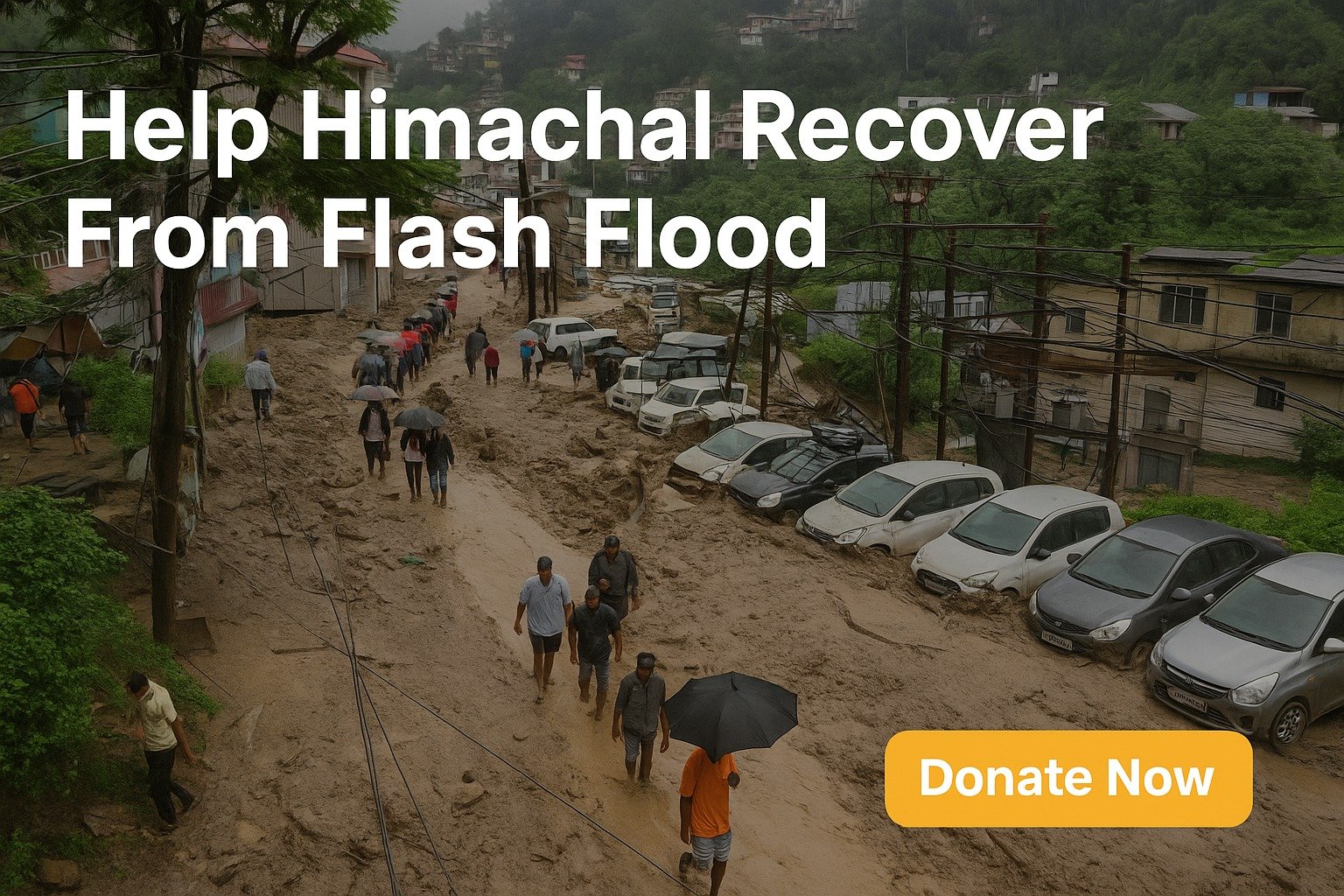 Your Support Today Can Feed a Family in Flood-Hit Himachal