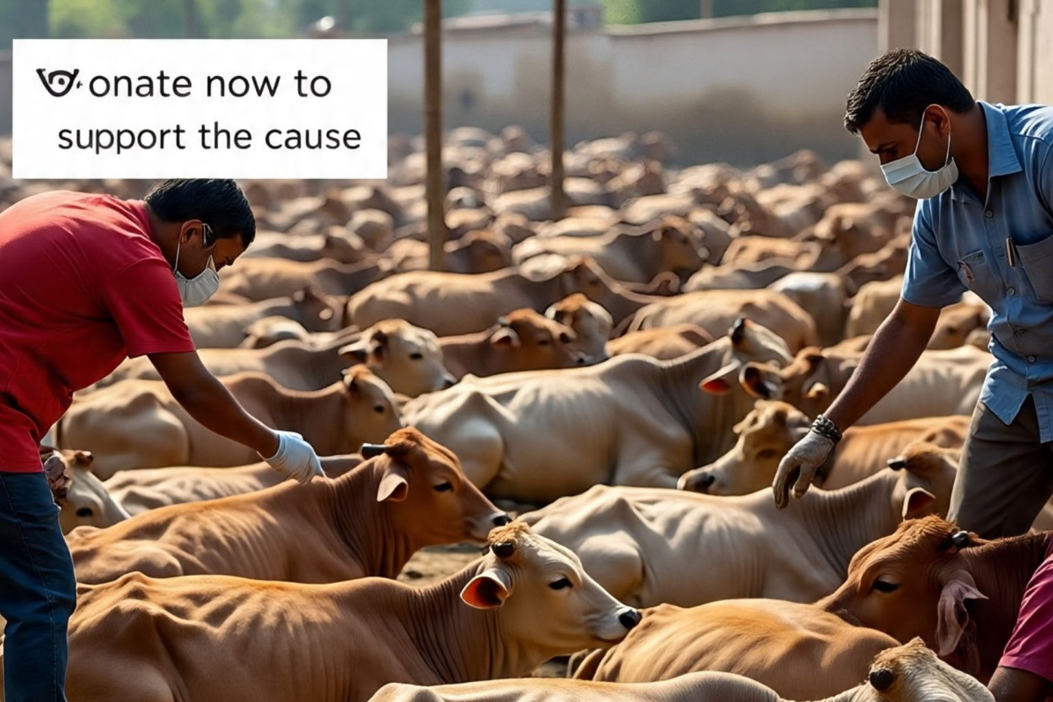 Save the Flood-Stricken Cows of Mathura —