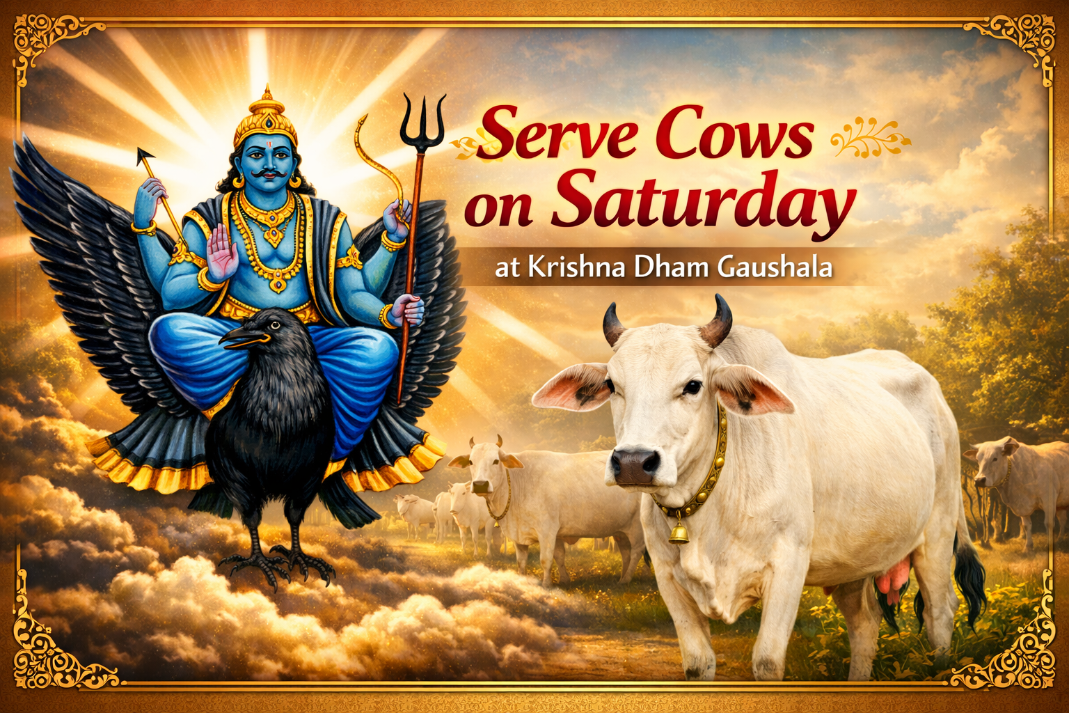 Krishna Dham Cow Care – A Blessed Saturday Offering