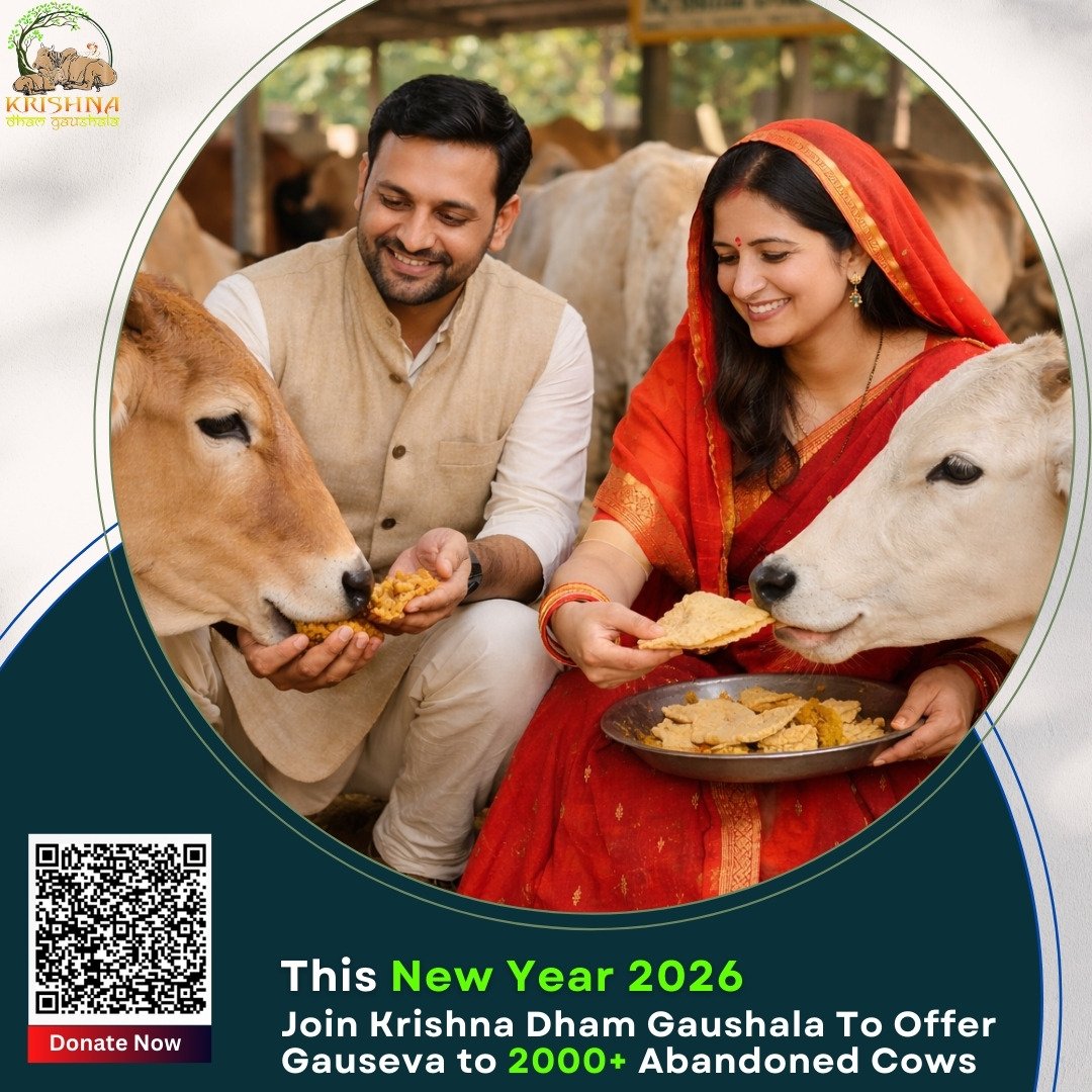 New Year Seva Sankalp for 2000+ abandoned cows in dehradun