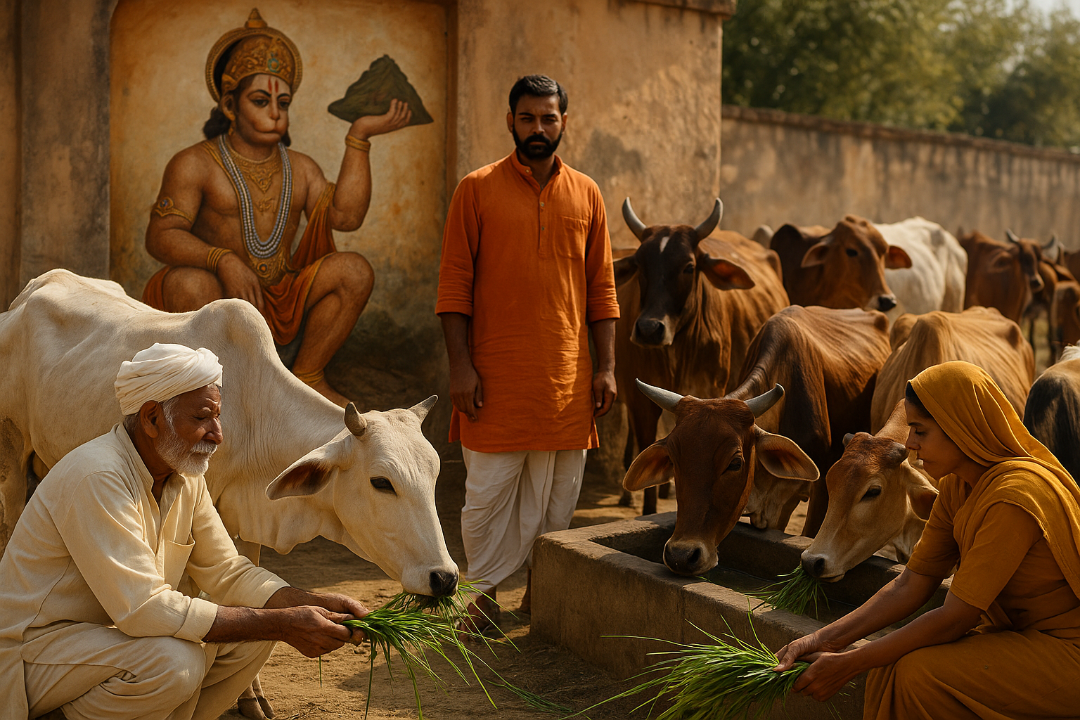 Shukrawar Gau Seva for Maa Santoshi Mata