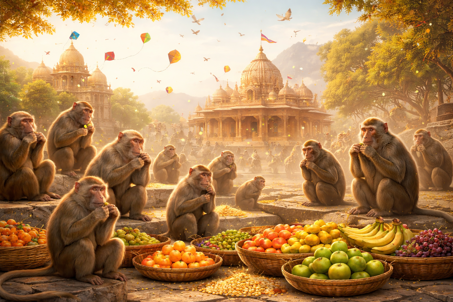 Mauni Amavasya Vanar Seva (Vrindavan & Mathura)