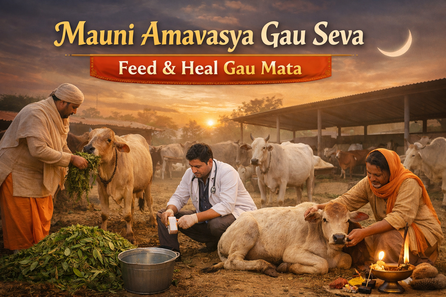 Mauni Amavasya Gau Seva – Feed & Heal Gau Mata