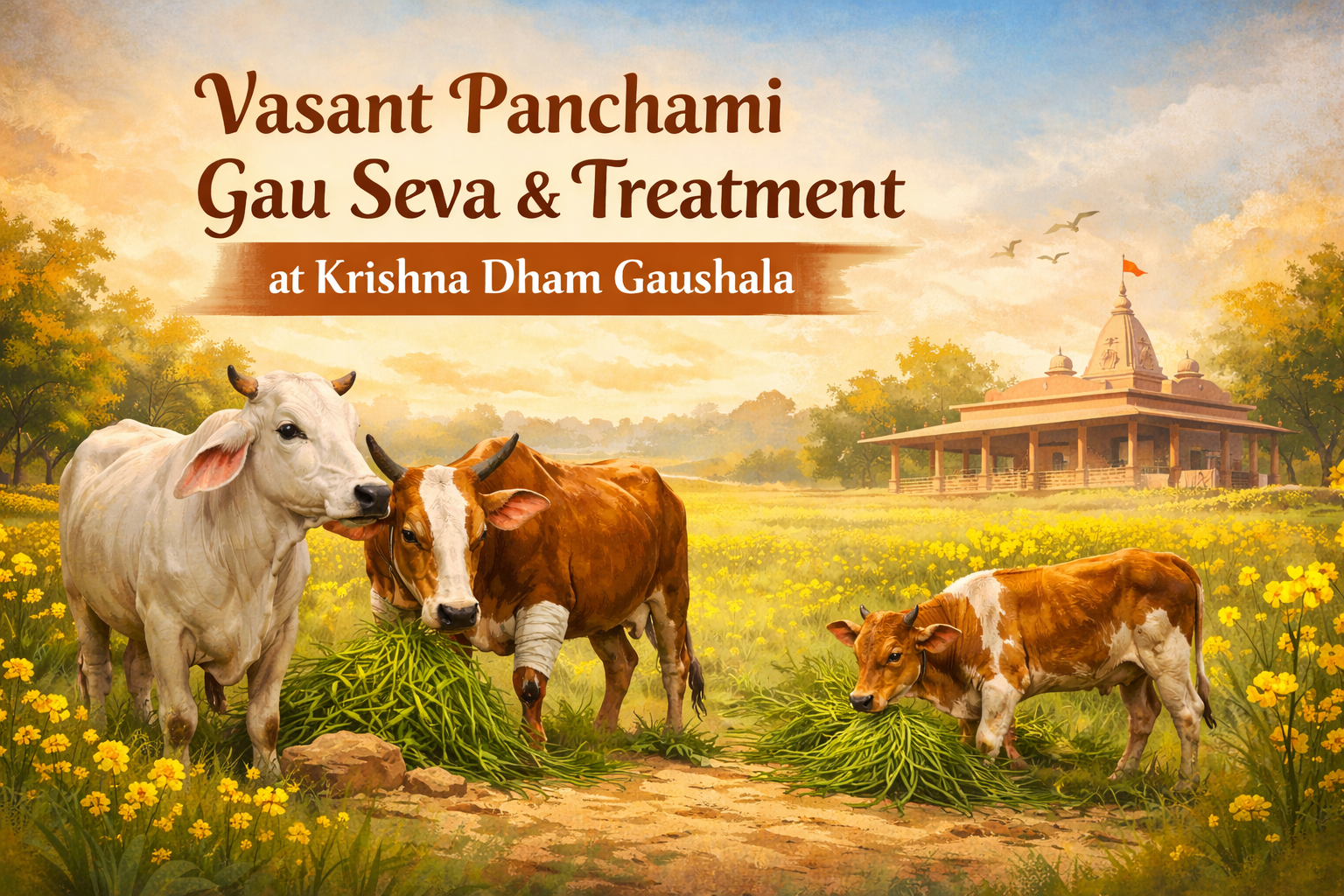 Vasant Panchami Gau Mata Seva