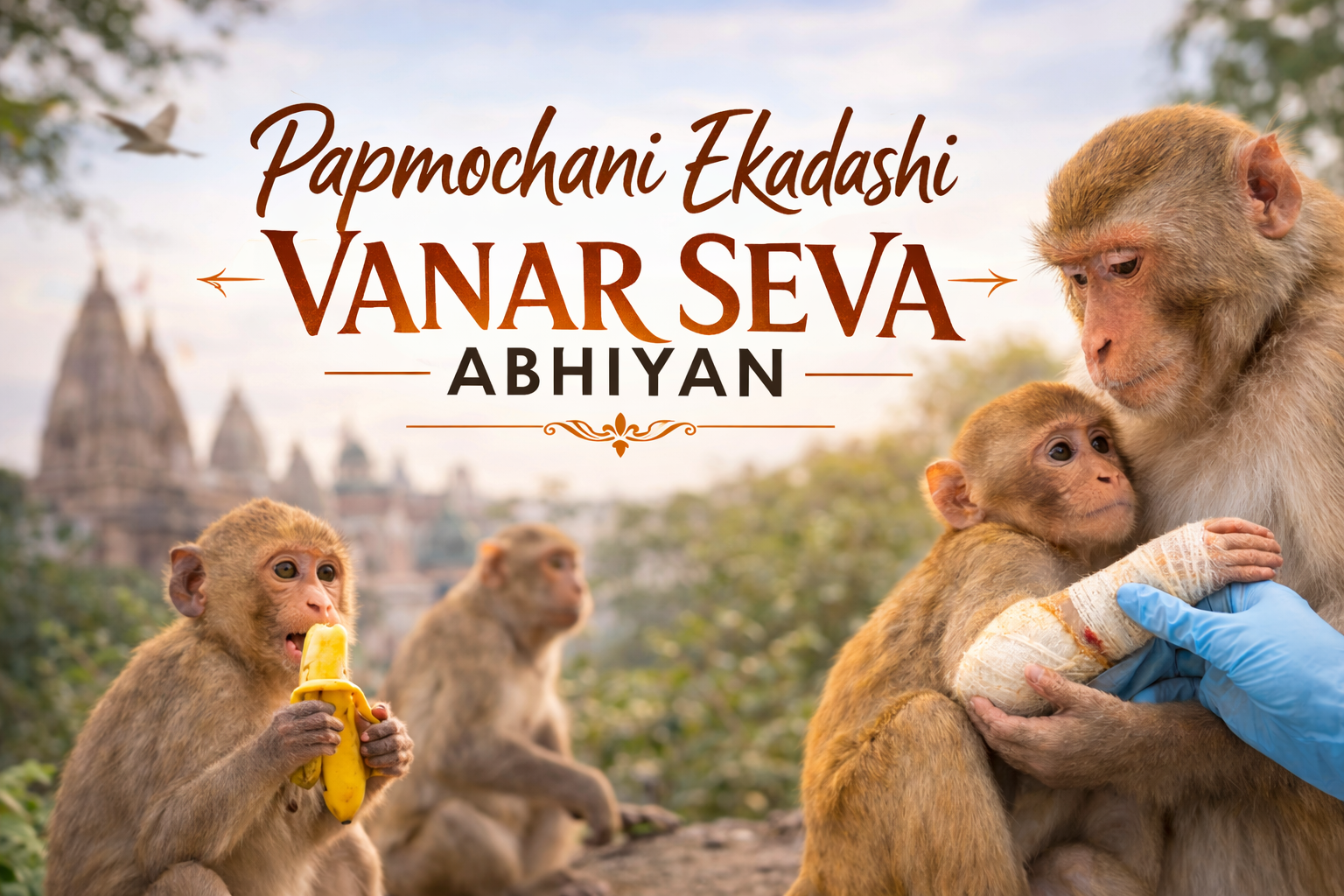 Papmochani Ekadashi Vanar Seva