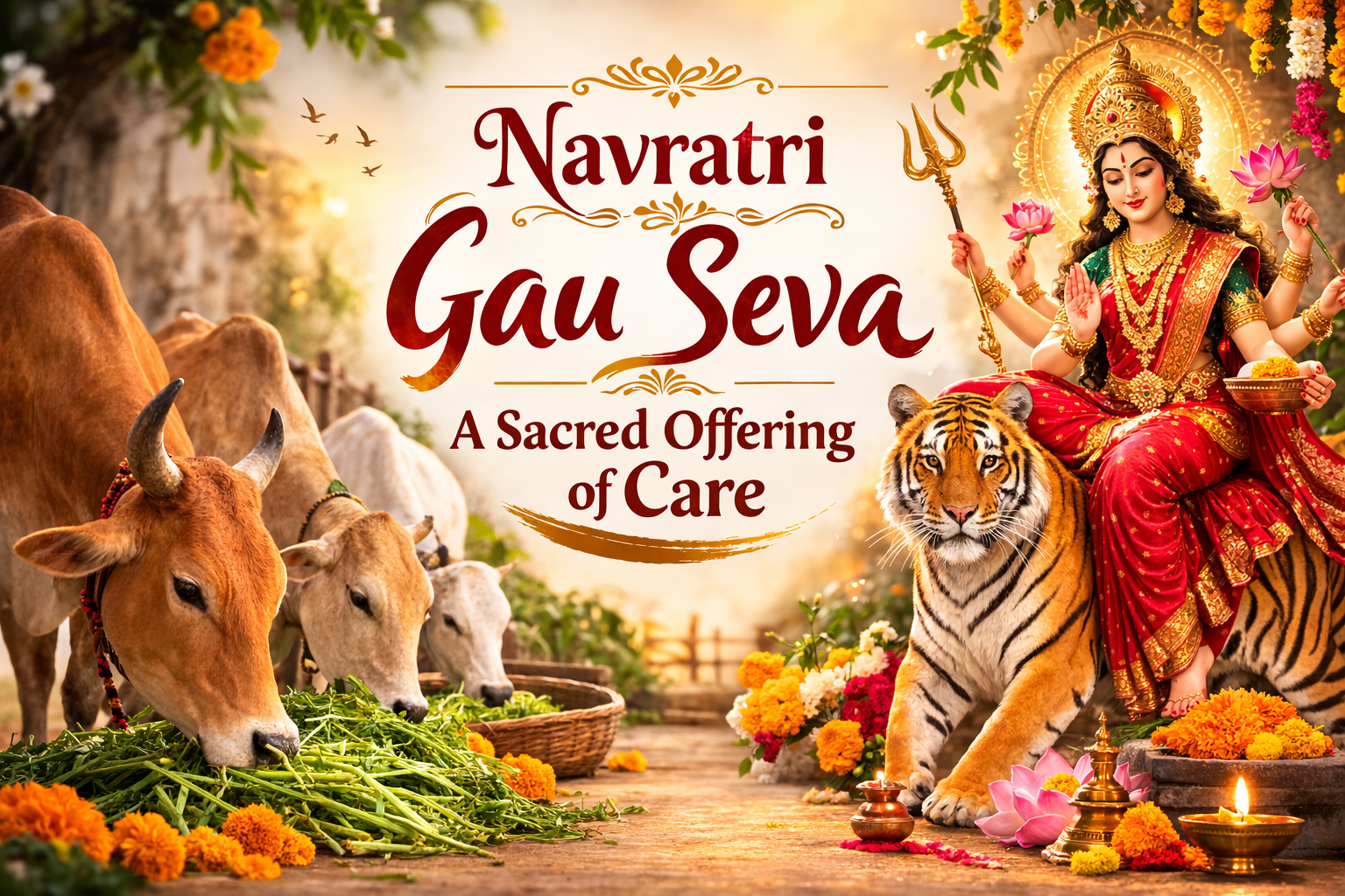 Navratri Gau Seva: A Sacred Offering of Care