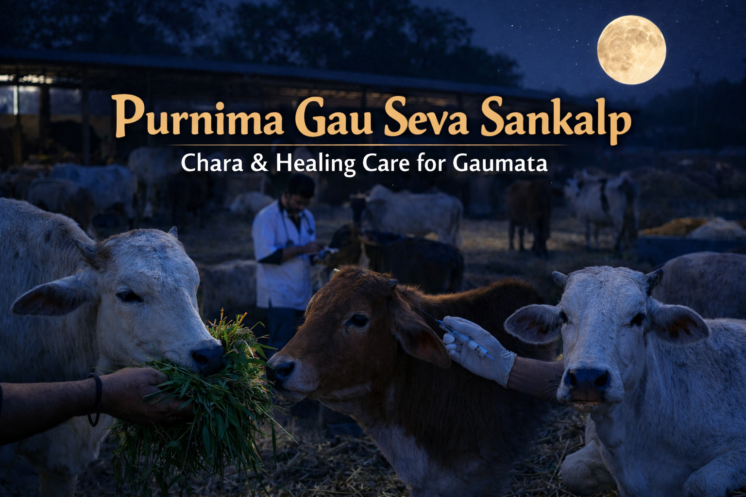 Purnima Gau Seva – Chara & Healing Care for Gaumata