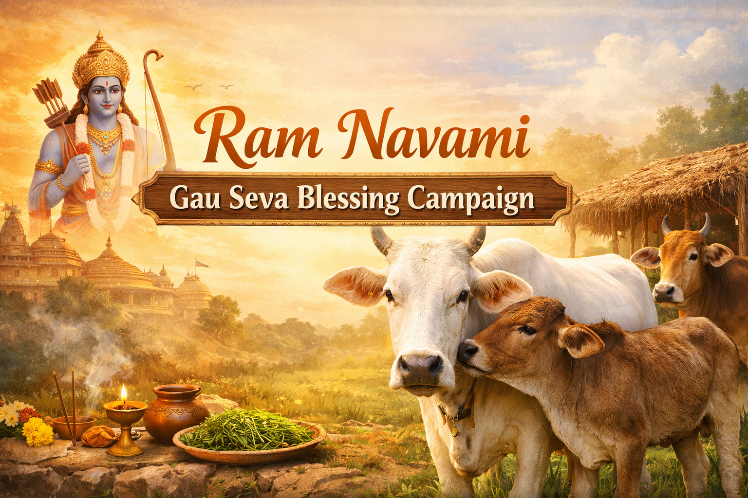 Ram Navami Gau Seva Blessing