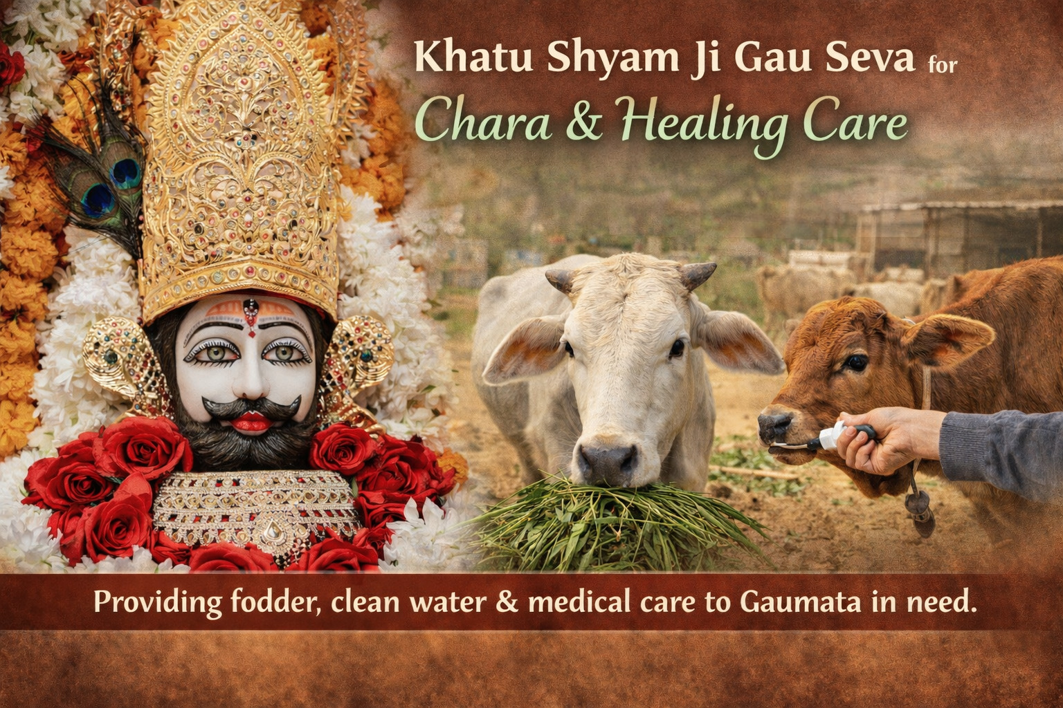 Khatu Shyam Ji Gau Seva for Chara & Healing Care