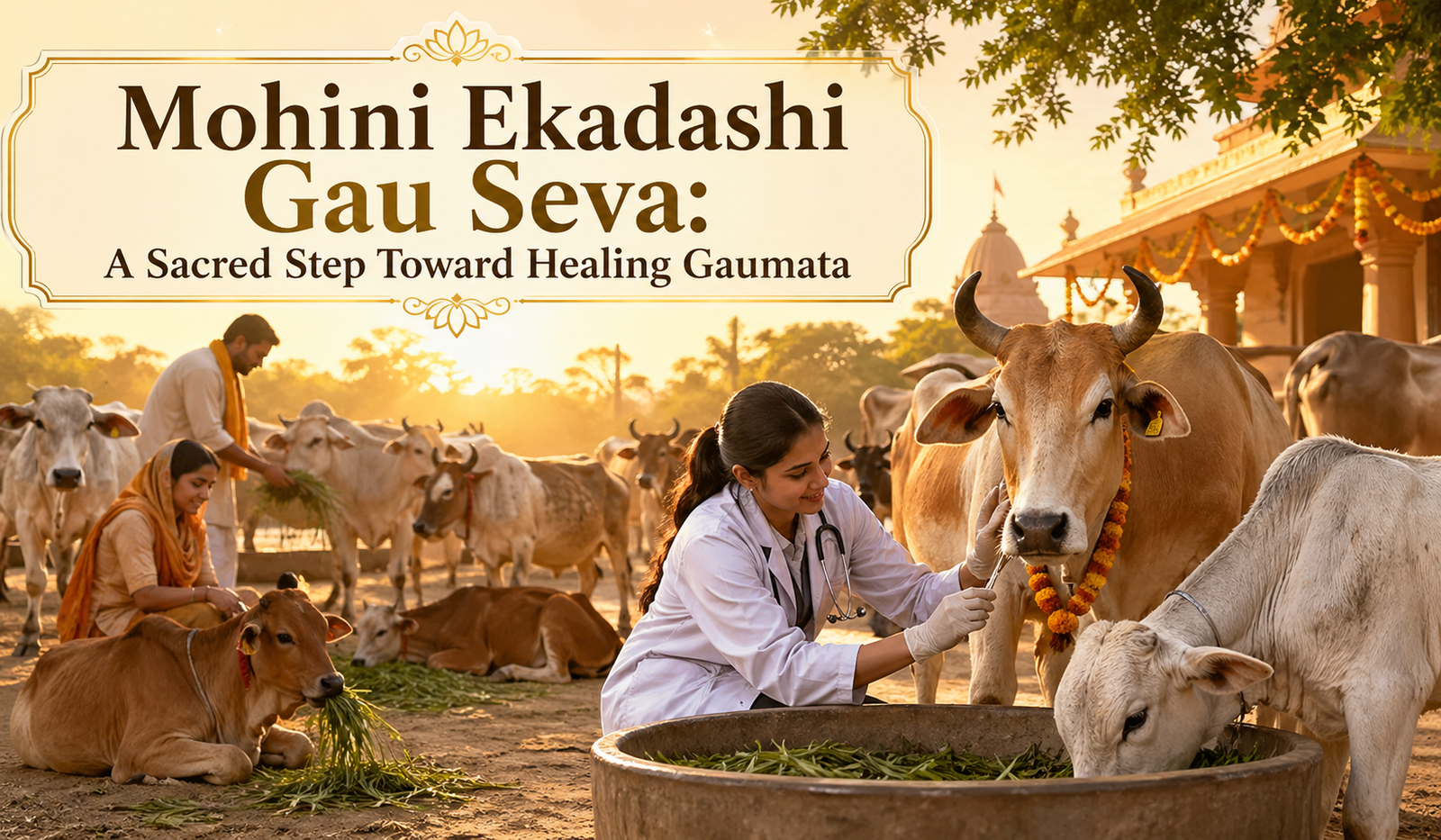Mohini Ekadashi Gau Seva: A Sacred Step Toward Healing Gaumata
