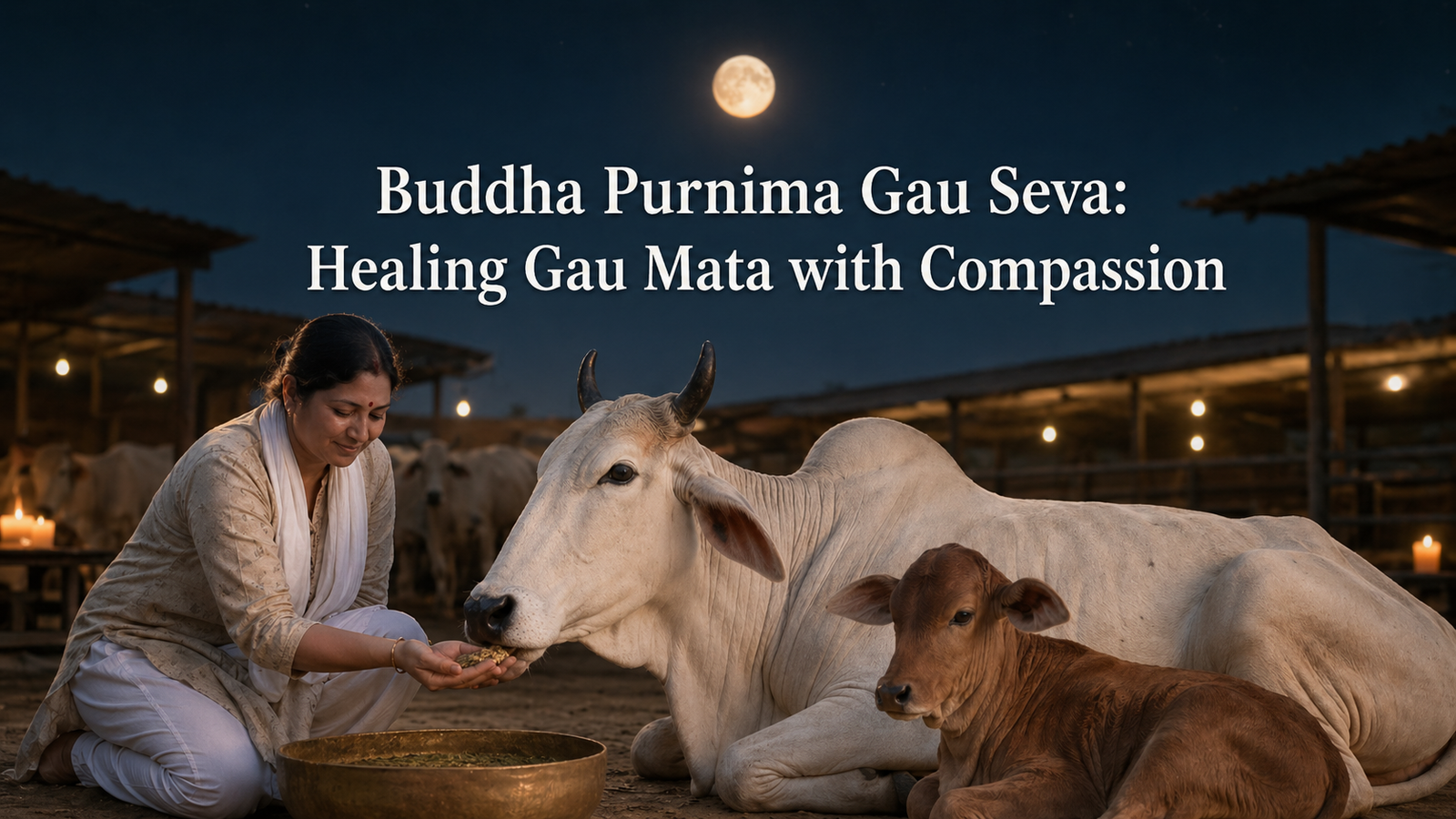 Buddha Purnima Gau Seva: Healing Gau Mata with Compassion