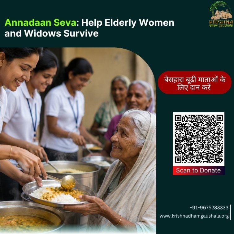 Annadaan Seva to Help Elderly Women and Widows Survive