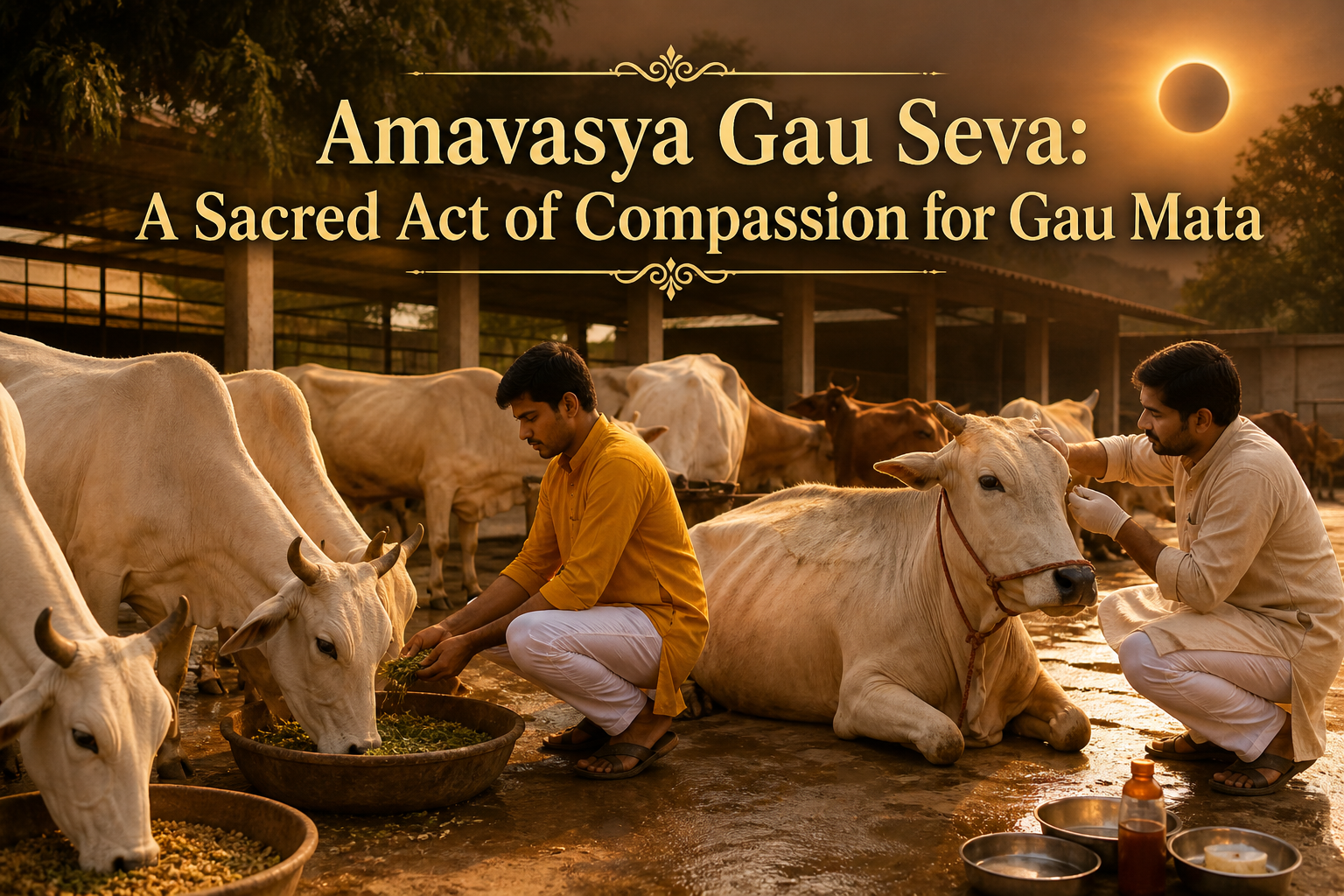 Amavasya Gau Seva: A Sacred Act of Compassion for Gau Mata