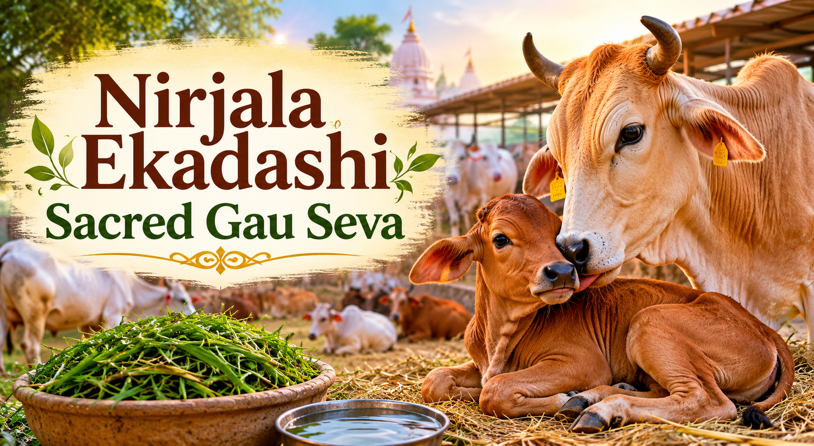 Nirjala Ekadashi Sacred Gau Seva