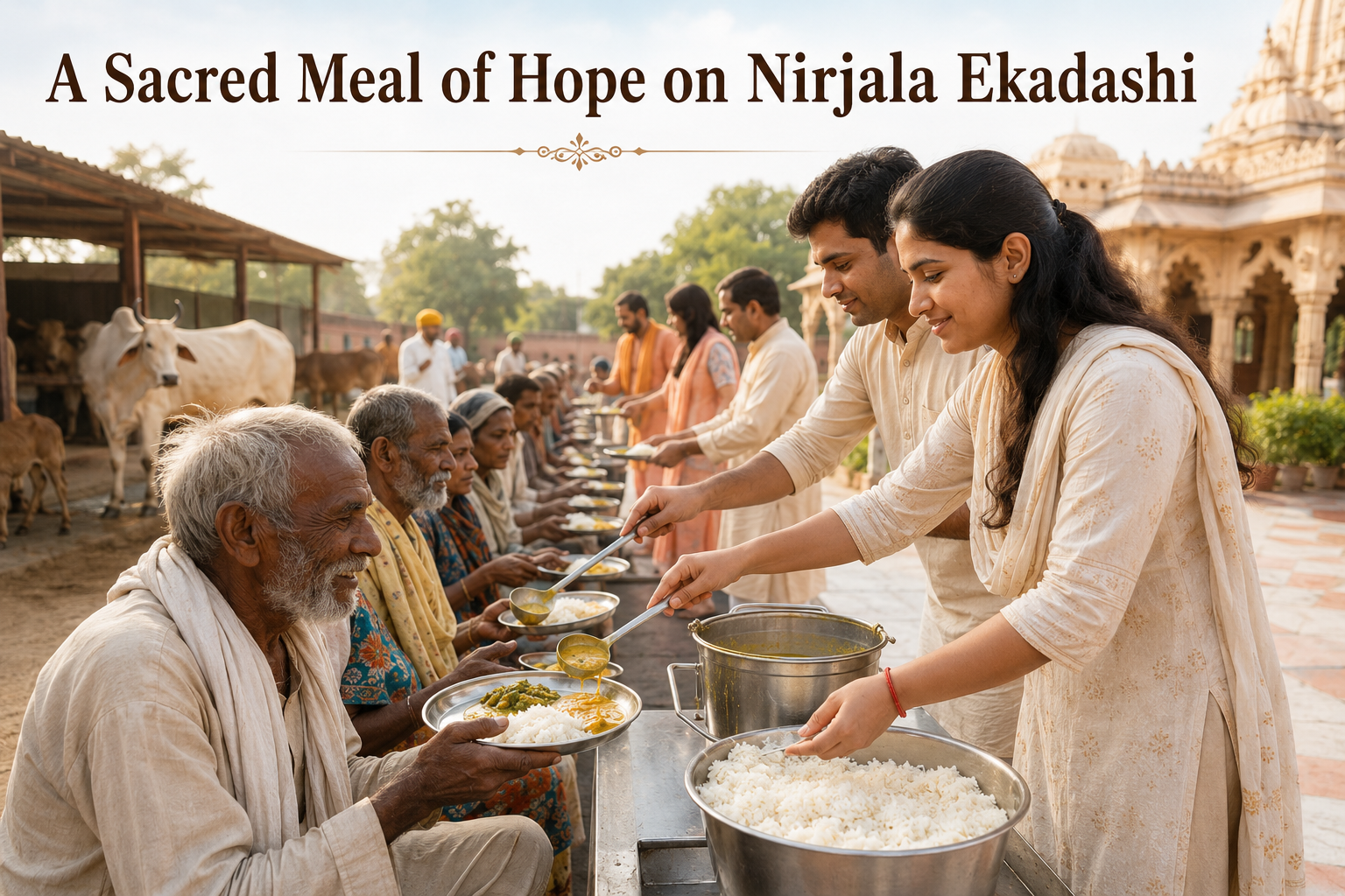 A Sacred Meal of Hope on Nirjala Ekadashi