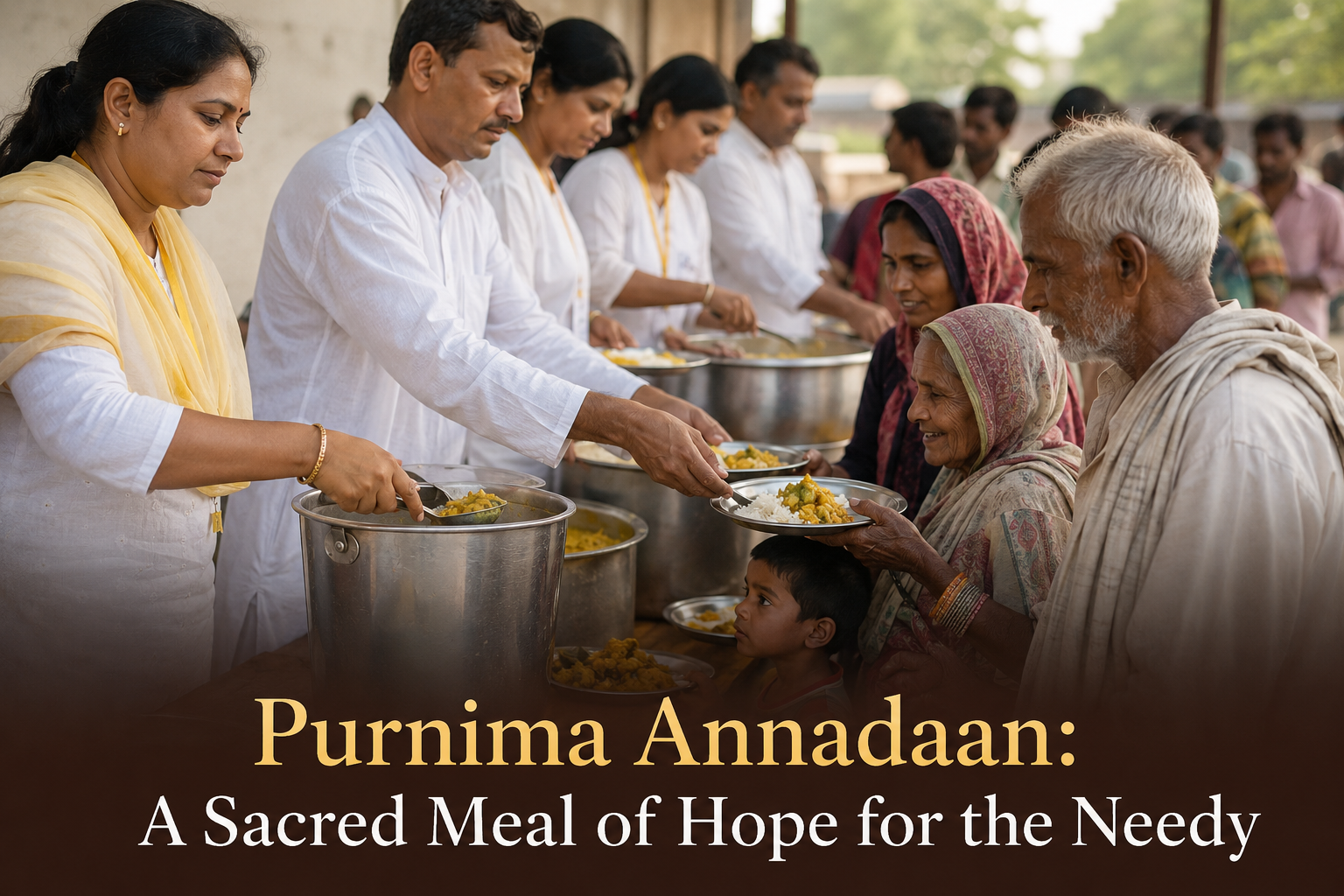 Purnima Annadaan: A Sacred Meal of Hope for the Needy