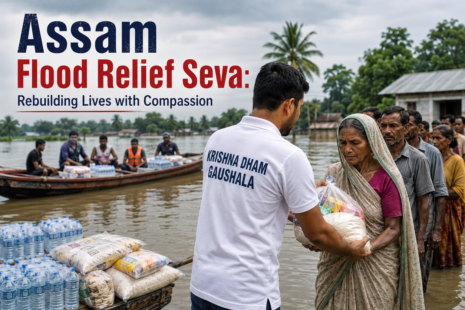 Assam Flood Relief Seva: Rebuilding Lives with Compassion