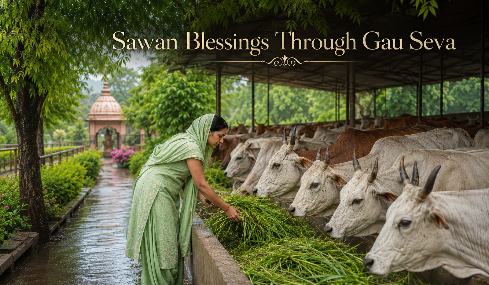 Sawan Blessings Through Gau Seva
